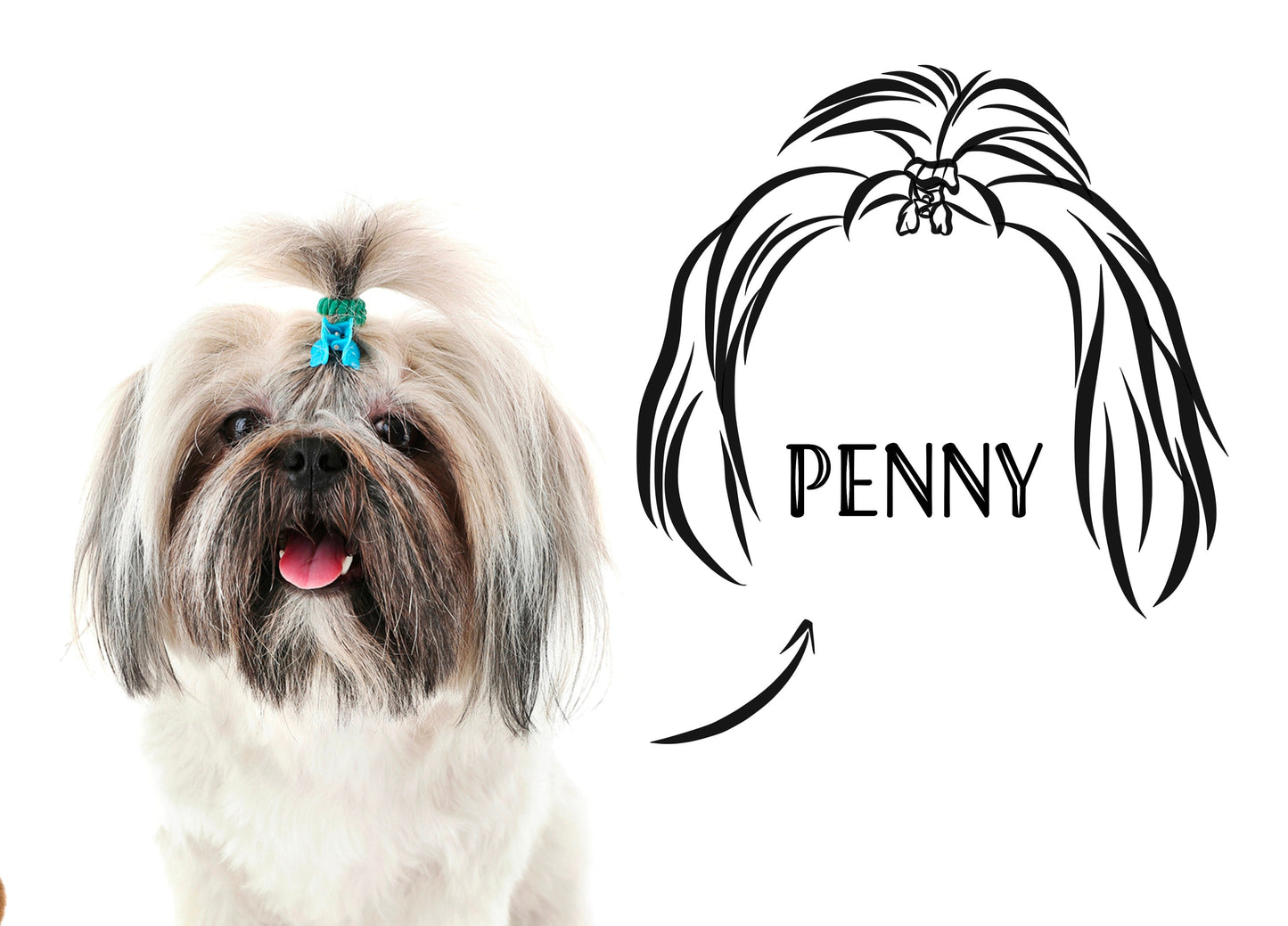 Outline Pet Ear Drawing/ Custom Dog Ear Line Portrait/ Minimalistic Dog Ears Digital Sketch/ Pet Memorial Tattoo Design Idea/ Pet Face Art