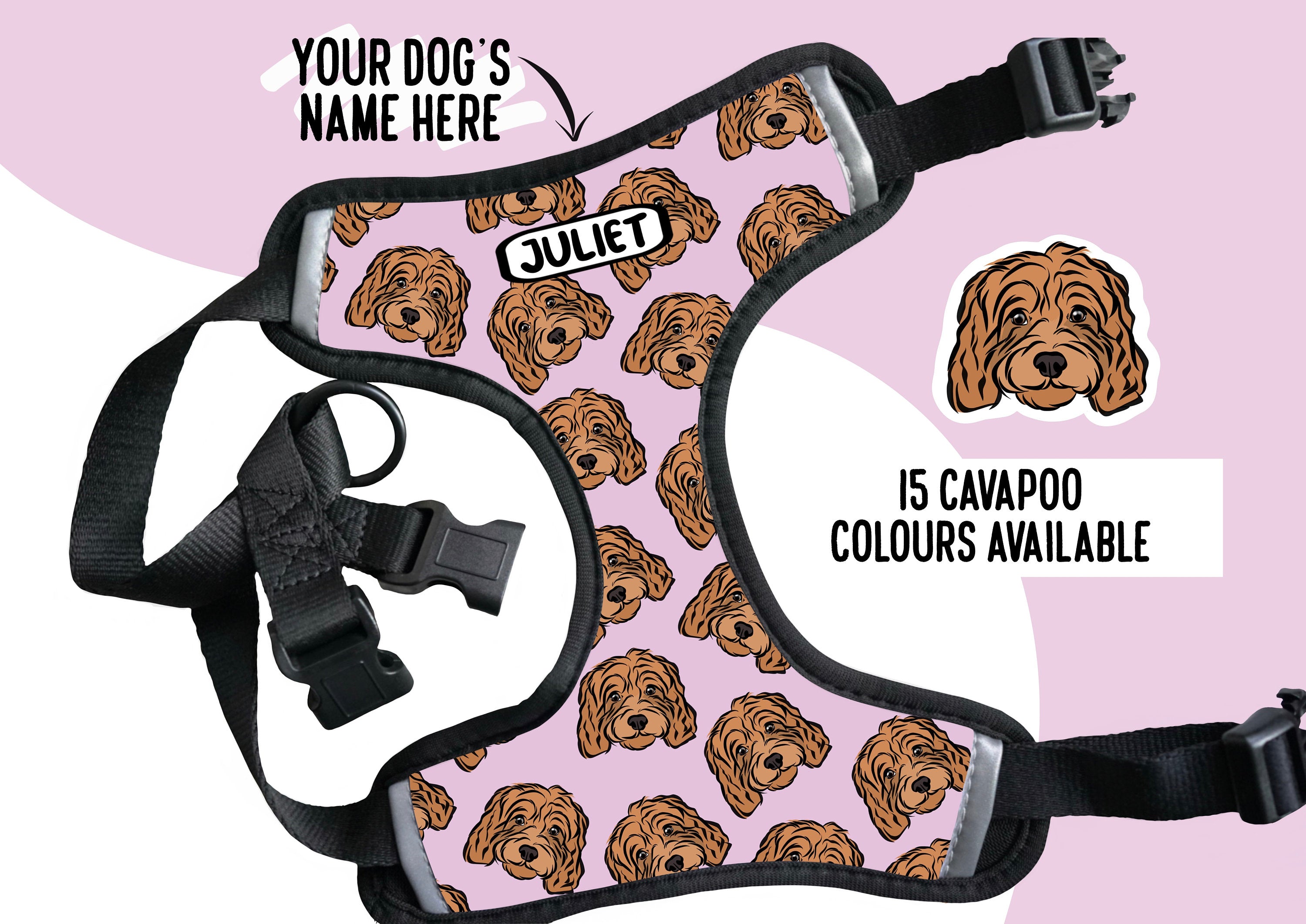 Cavapoo harness hot sale