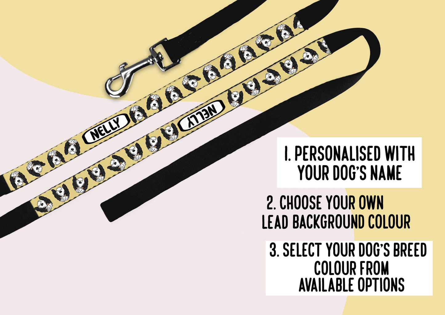 Personalised Bernedoodle Lead