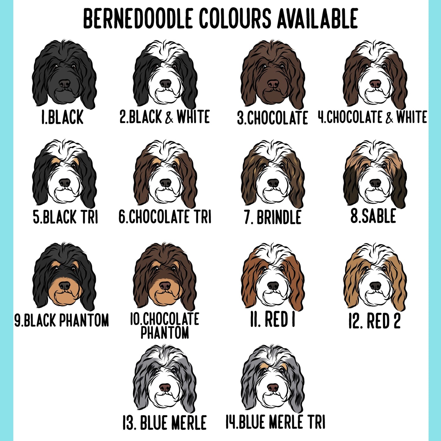 Personalised Bernedoodle Lead