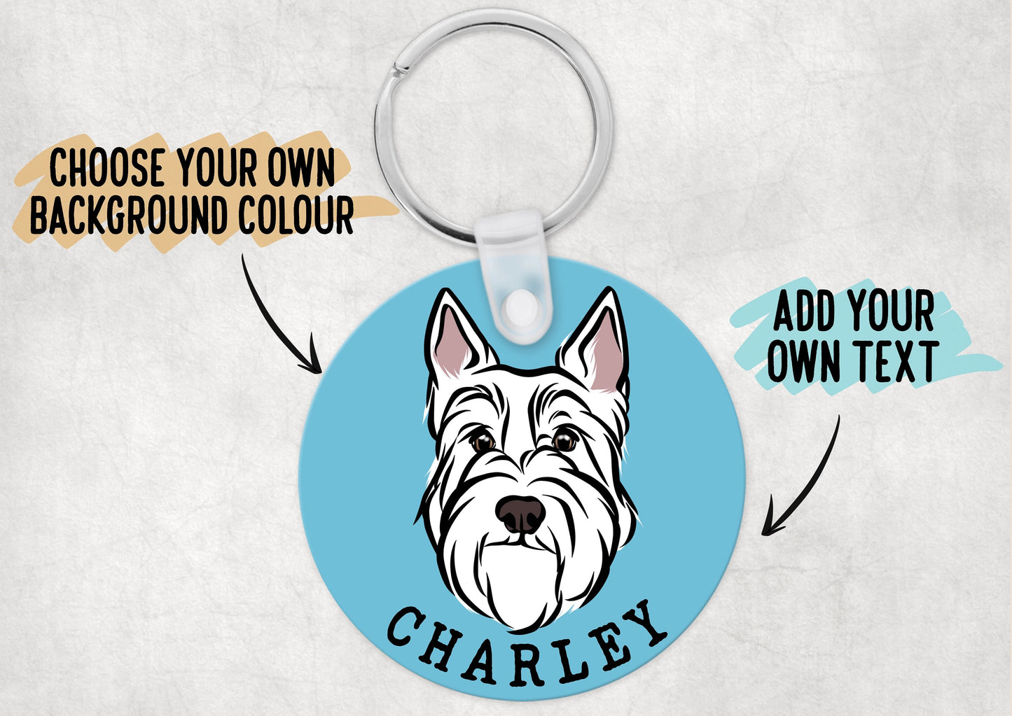 Scottish Terrier Keyring