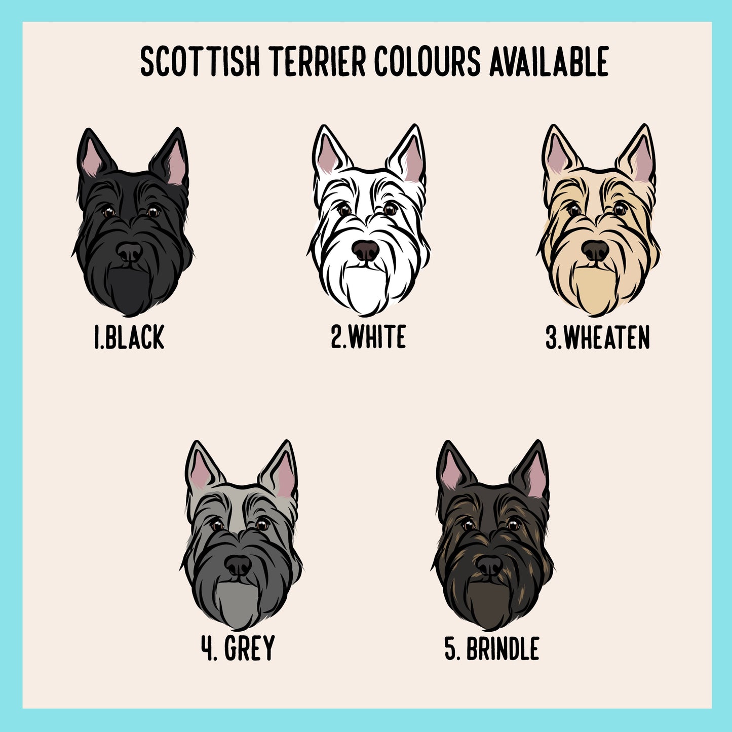 Scottish Terrier Keyring