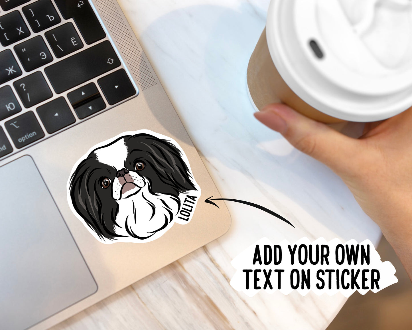 Japanese Chin Dog Stickers