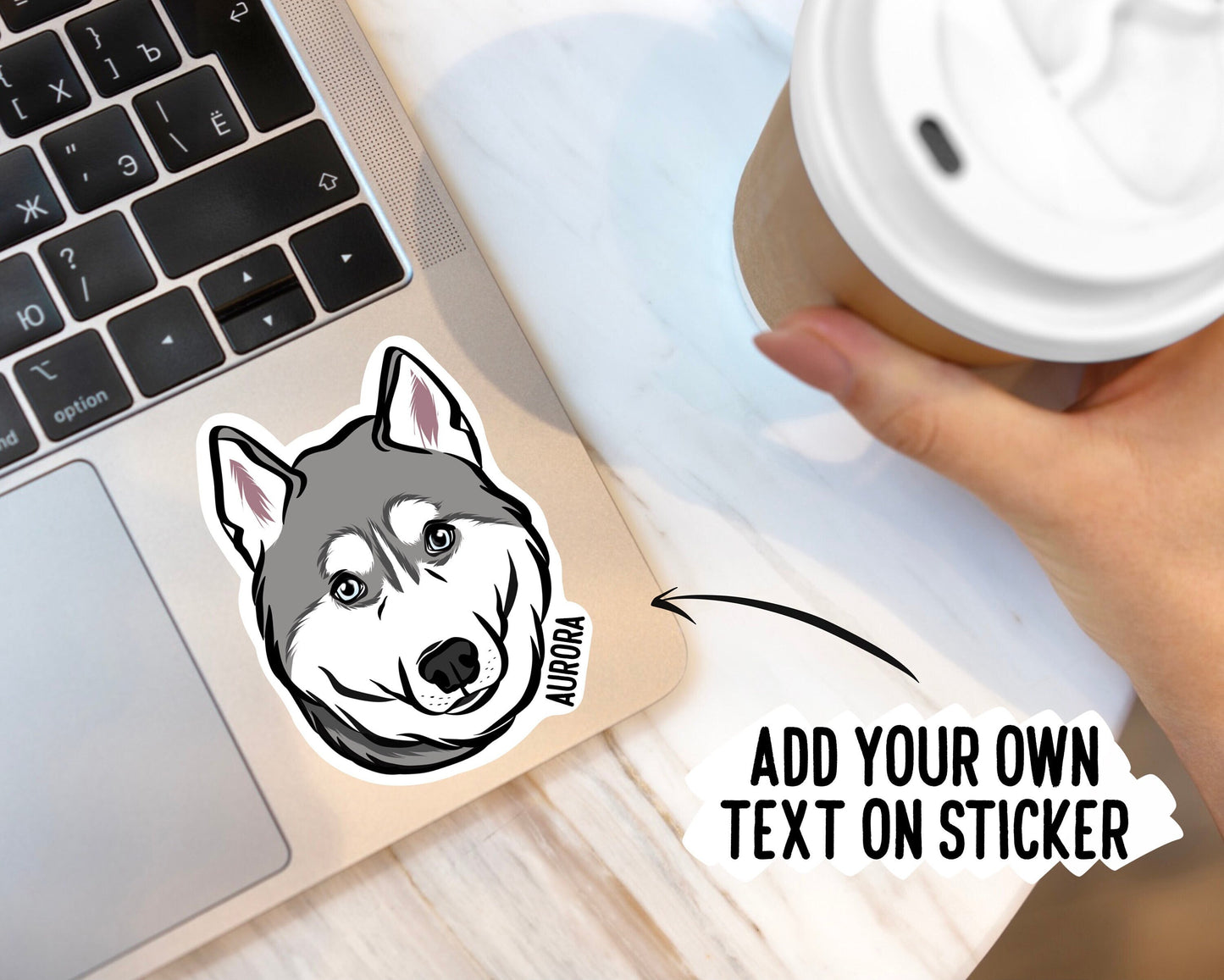Siberian Husky Stickers