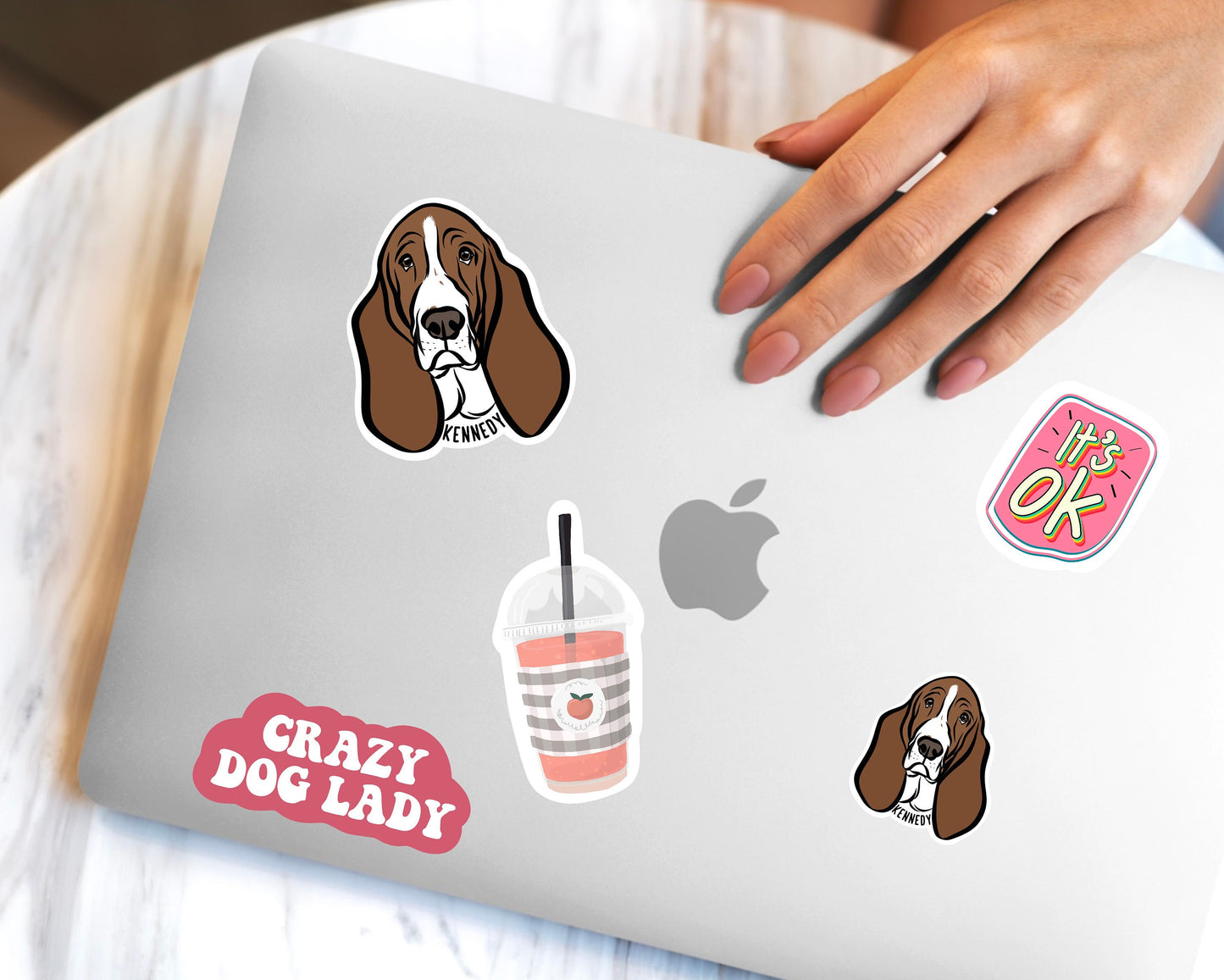 Basset Hound Stickers