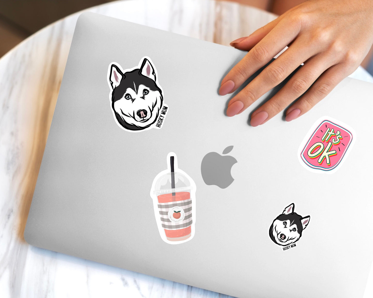 Siberian Husky Stickers
