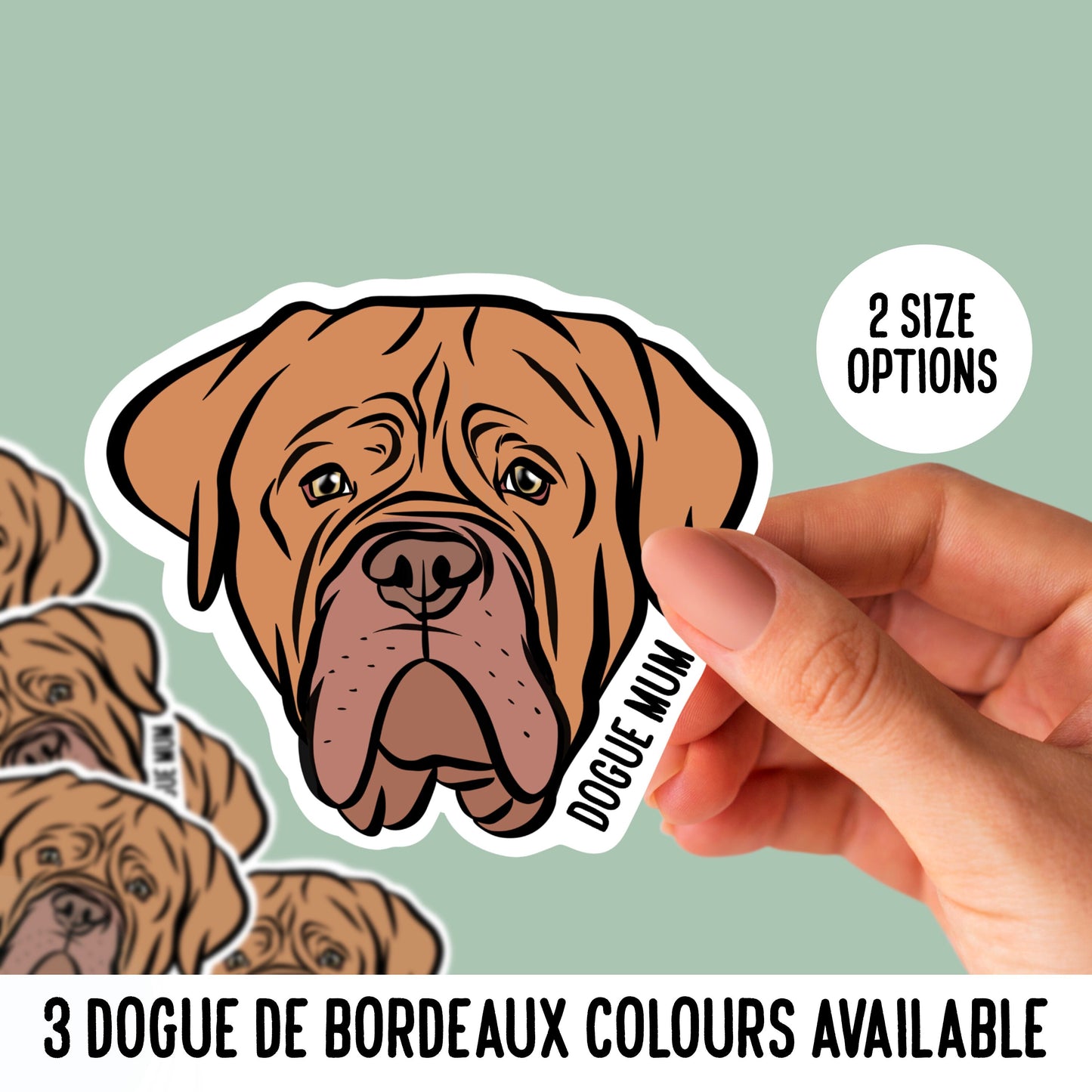 Dogue de Bordeaux Stickers