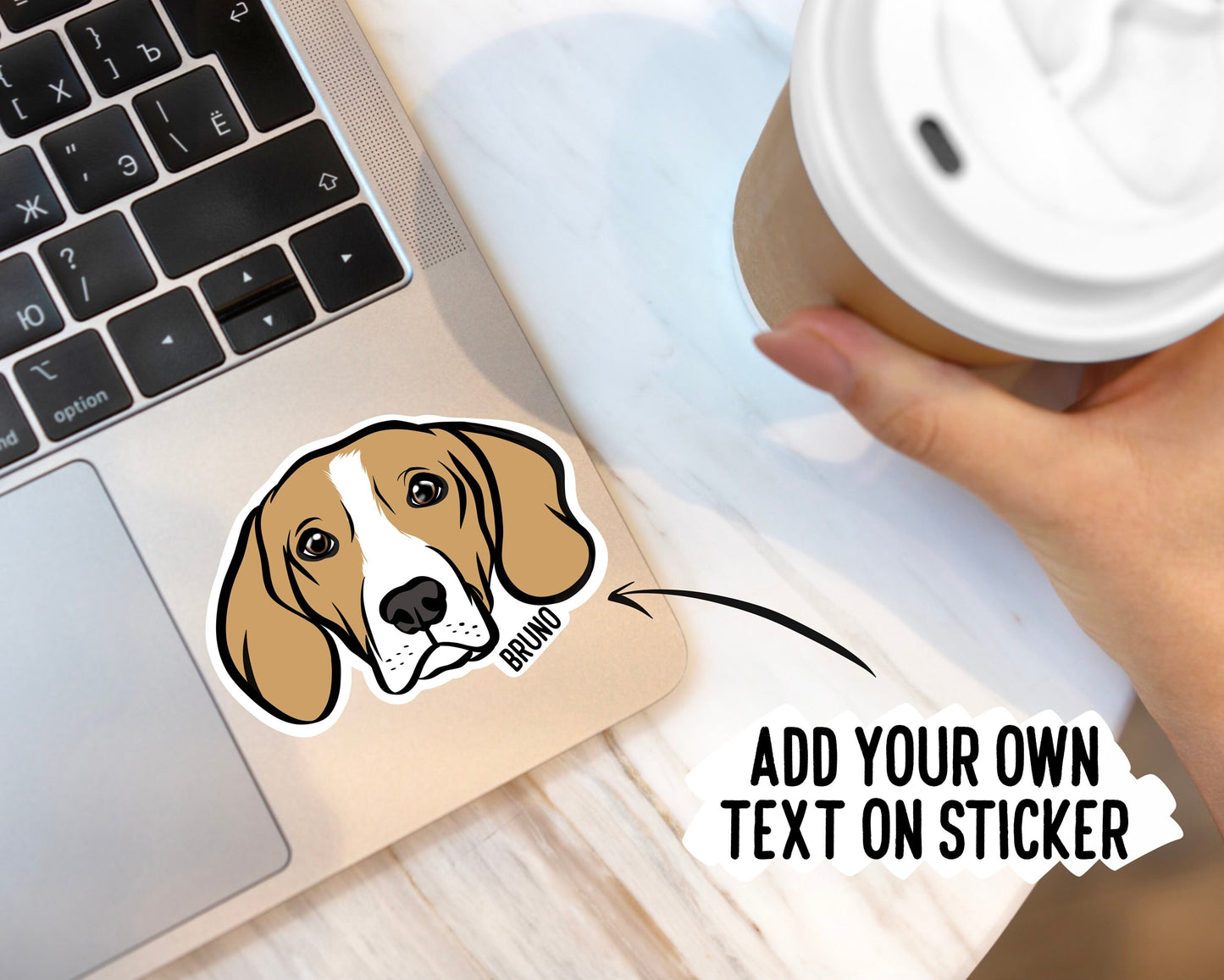 English Foxhound Stickers