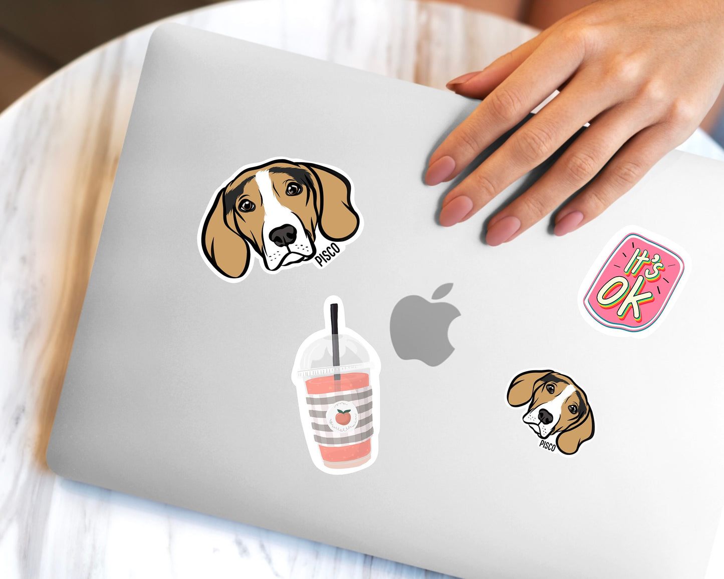 English Foxhound Stickers
