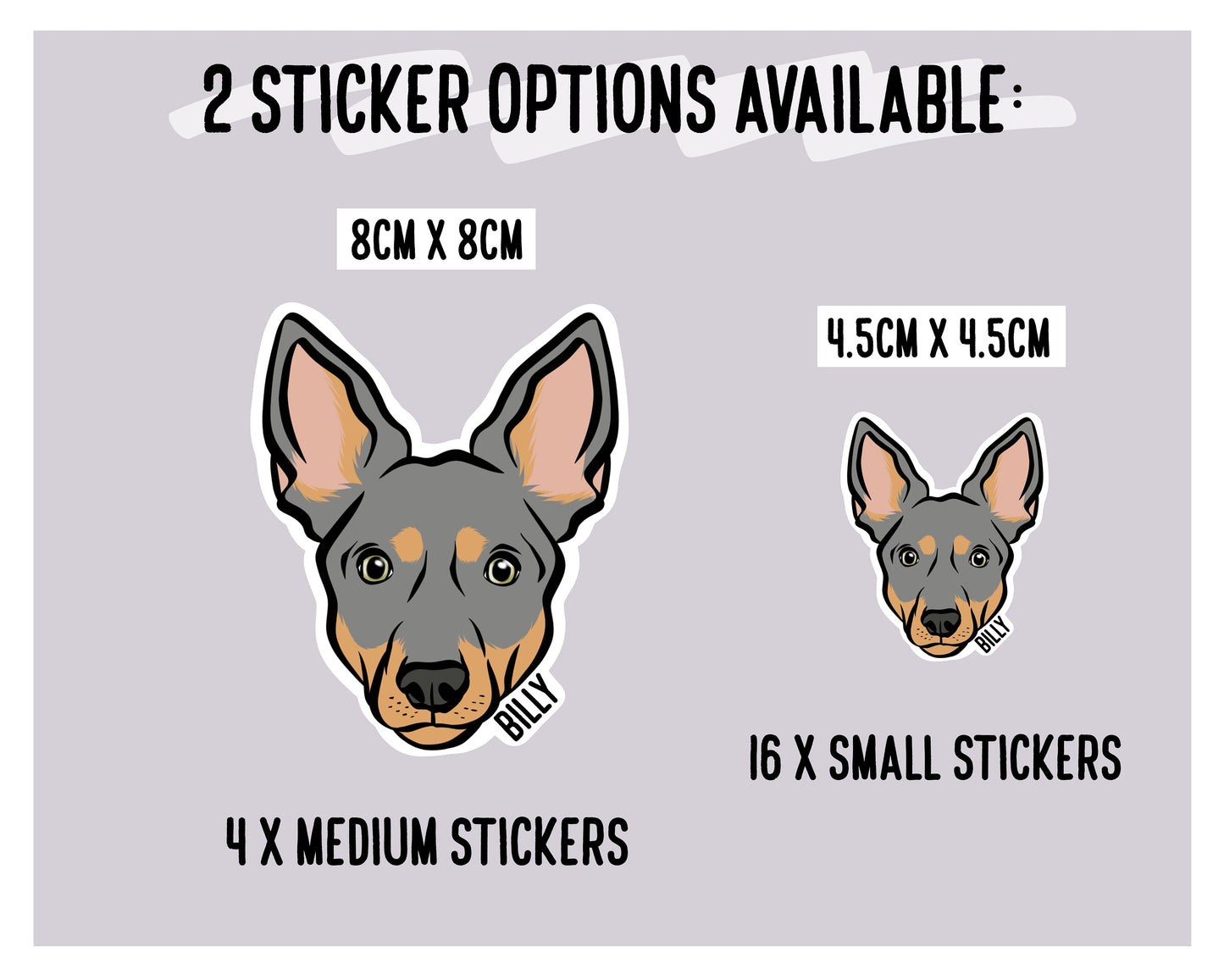 Australian Kelpie Stickers