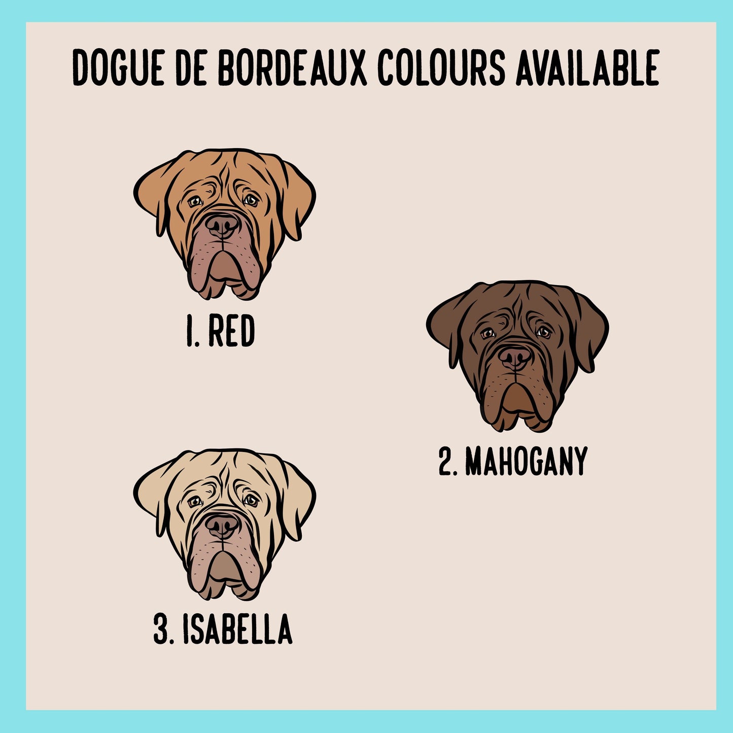Dogue de Bordeaux Stickers