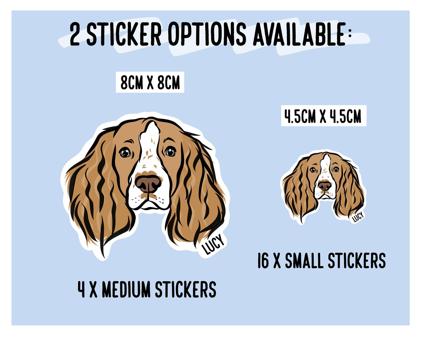 Springer Spaniel Stickers