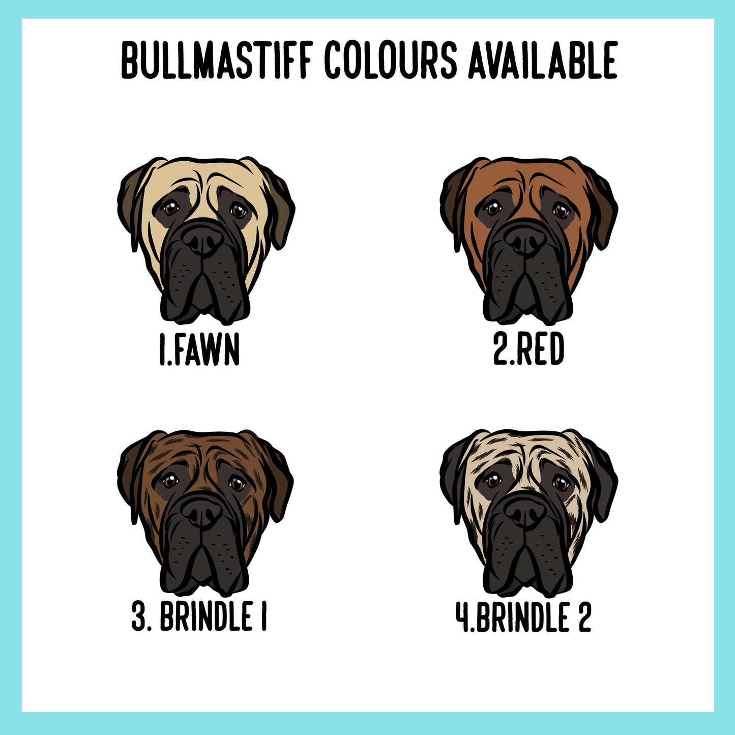 Bullmastiff Stickers