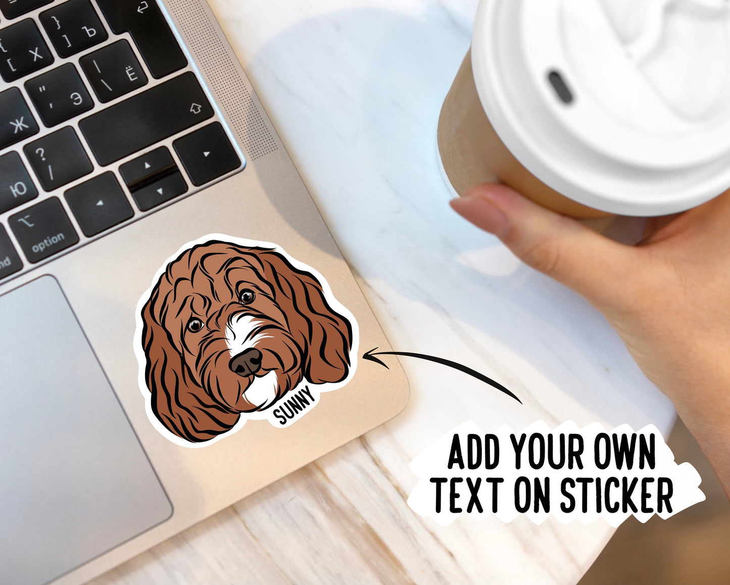 Personalised Cockapoo Stickers