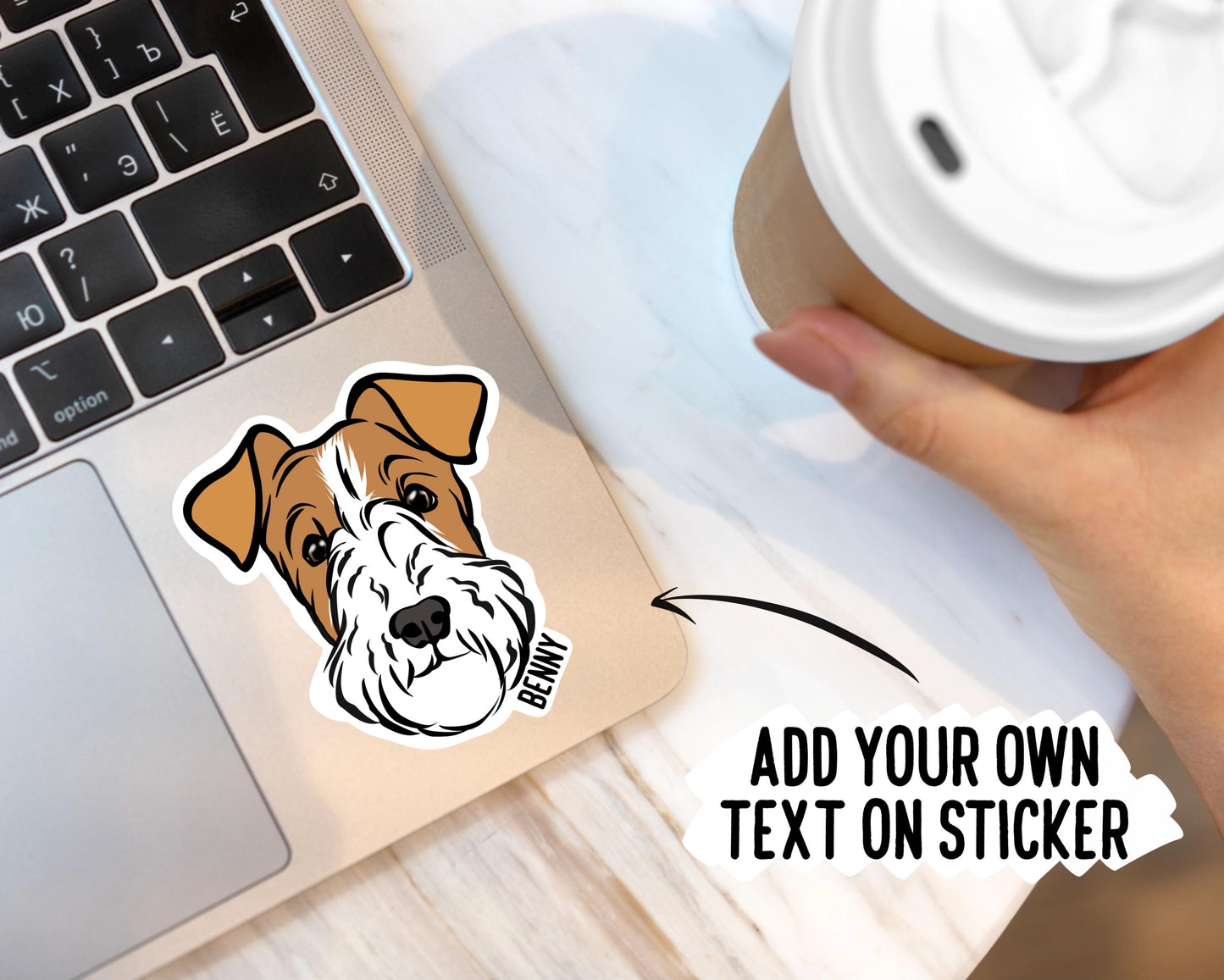 Wire Fox Terrier Stickers