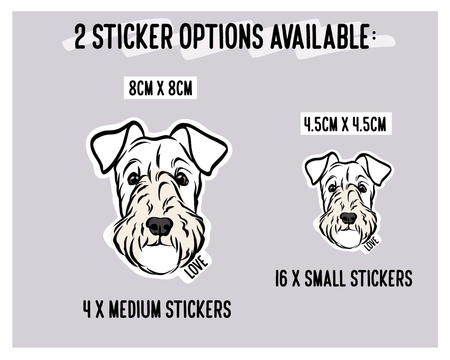 Wire Fox Terrier Stickers