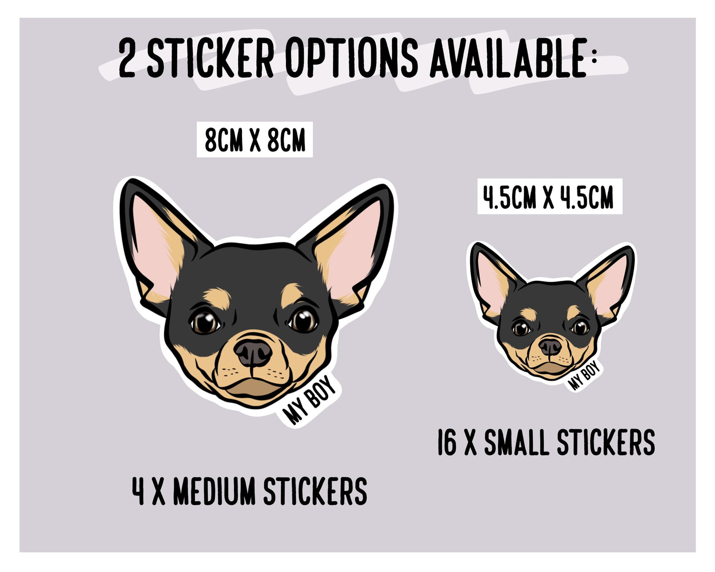 Chihuahua Stickers