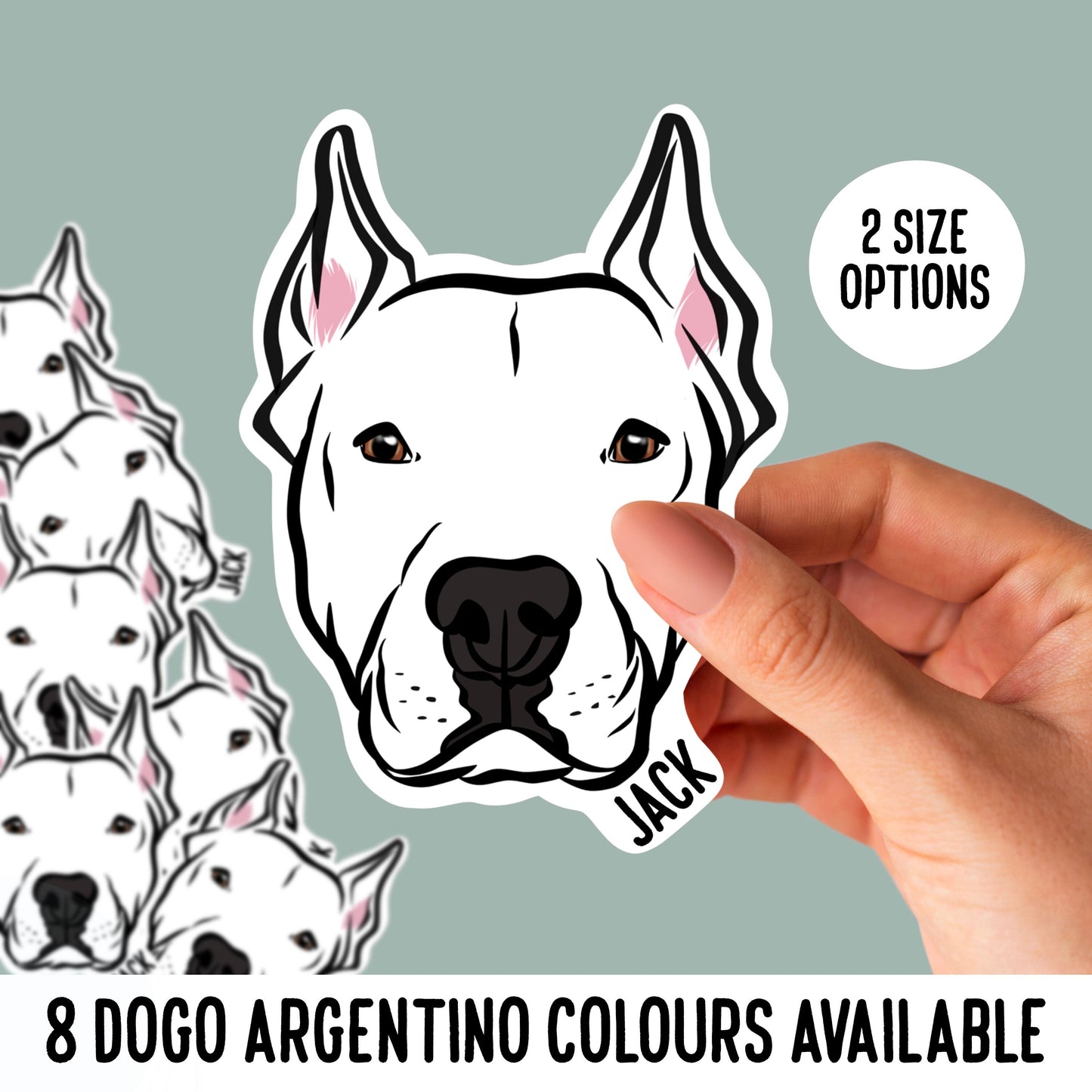 Dogo Argentino Stickers