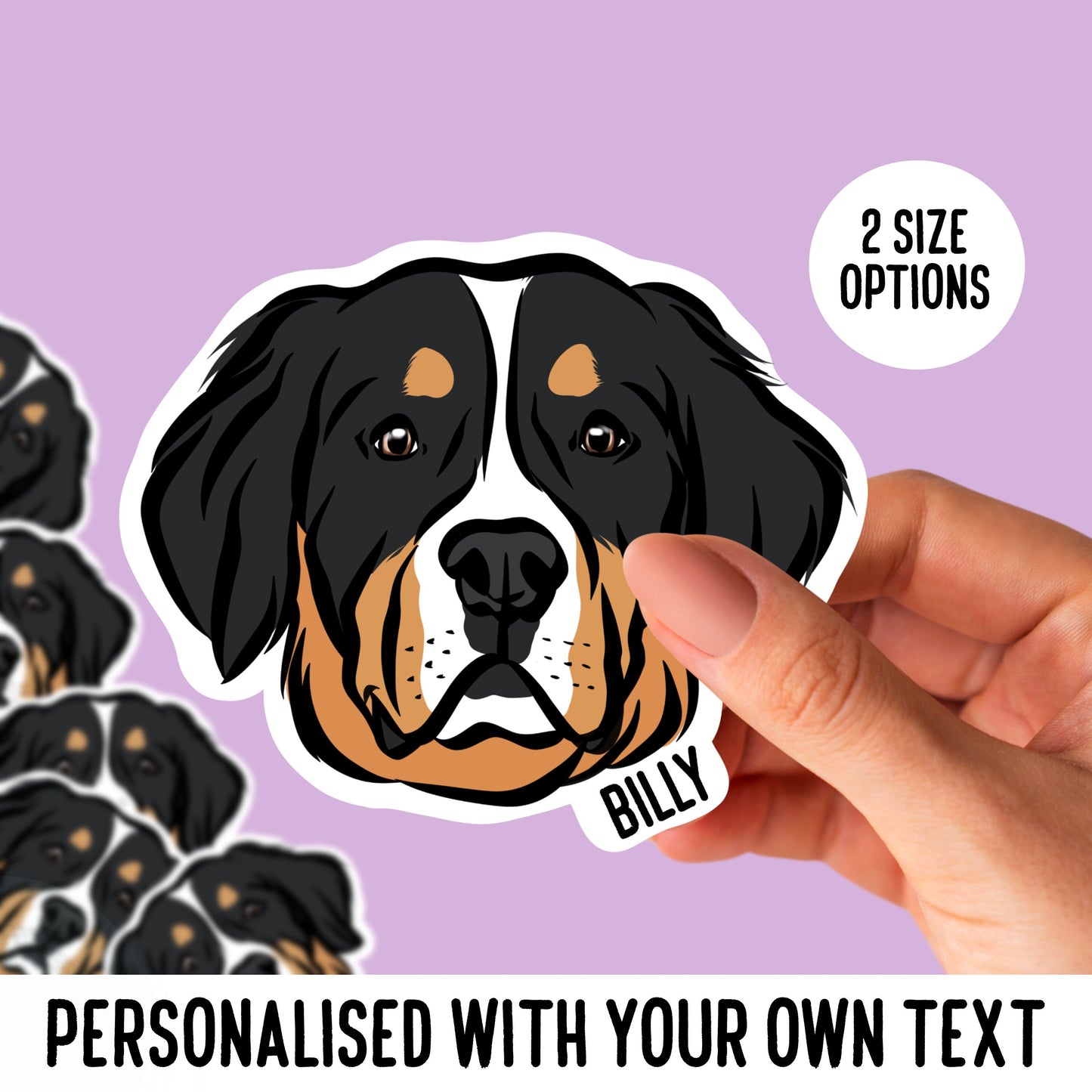 Bernese Mountain Dog Stickers
