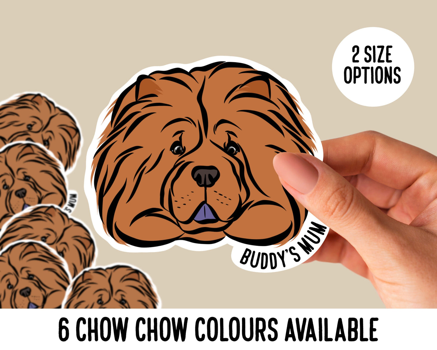 Chow Chow Stickers