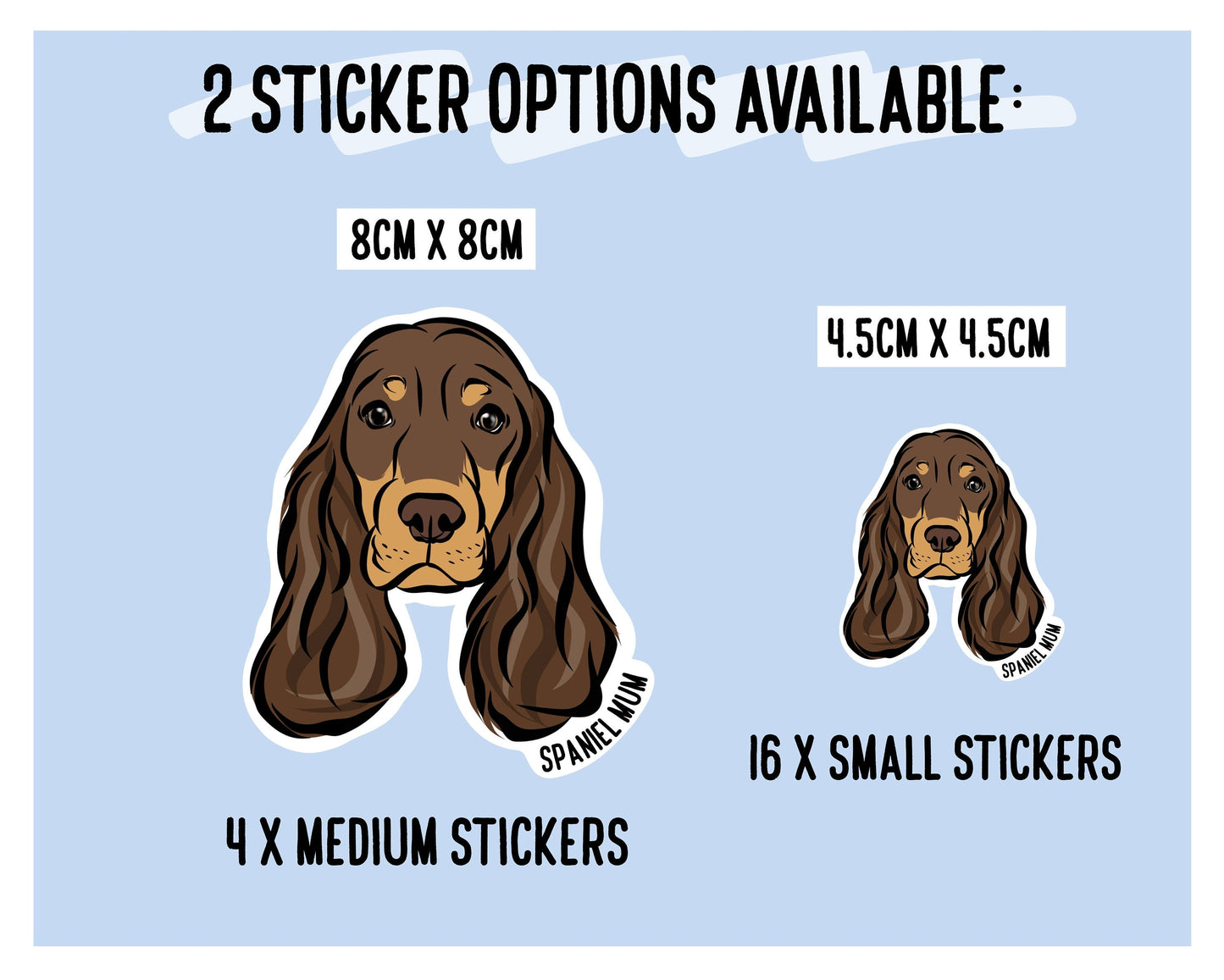 Show Cocker Spaniel Stickers