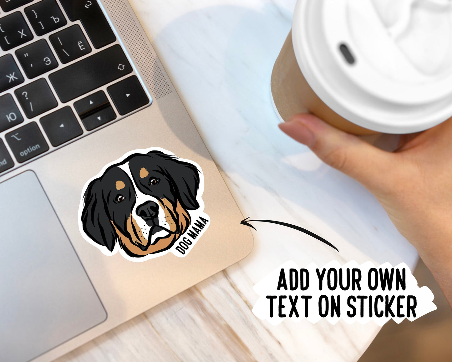 Bernese Mountain Dog Stickers