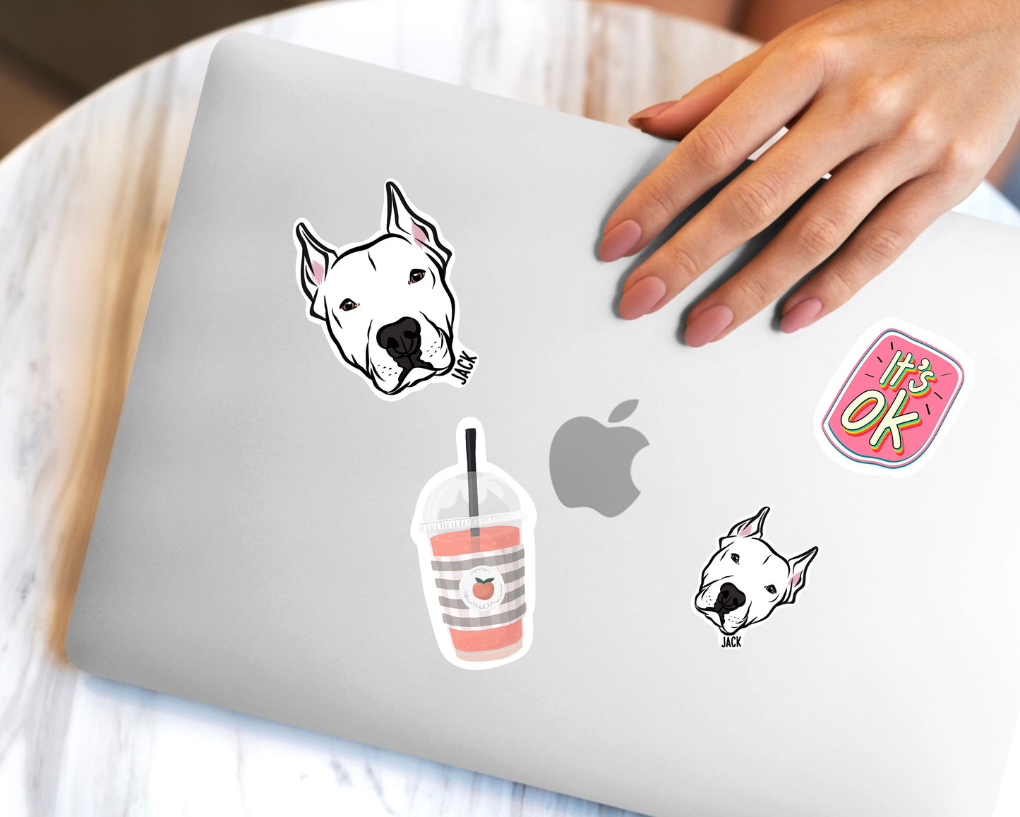 Dogo Argentino Stickers