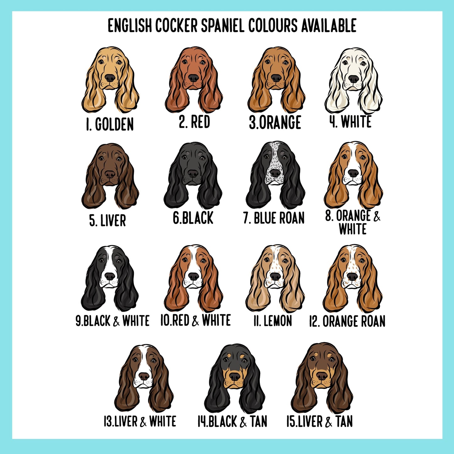 Show Cocker Spaniel Stickers