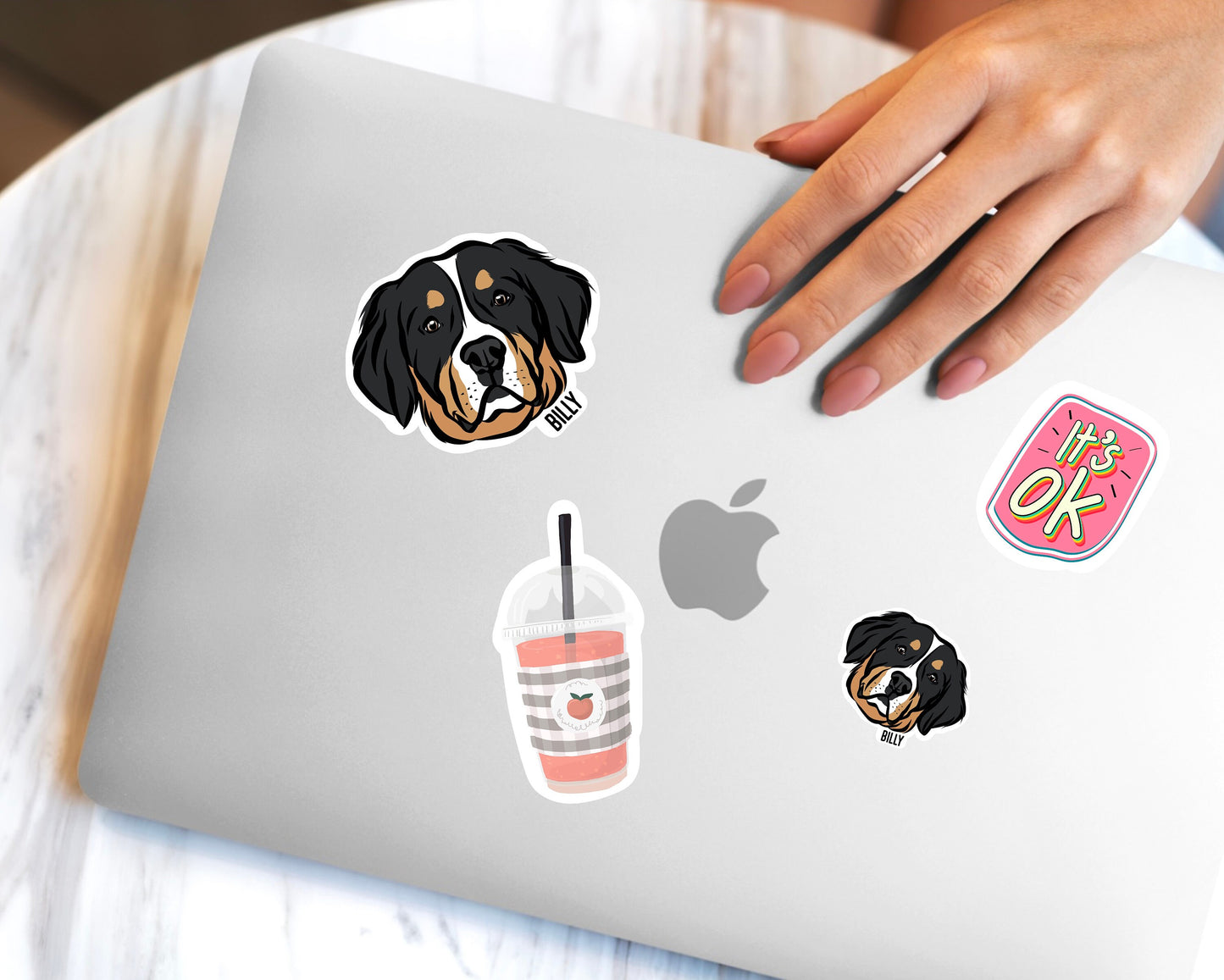 Bernese Mountain Dog Stickers
