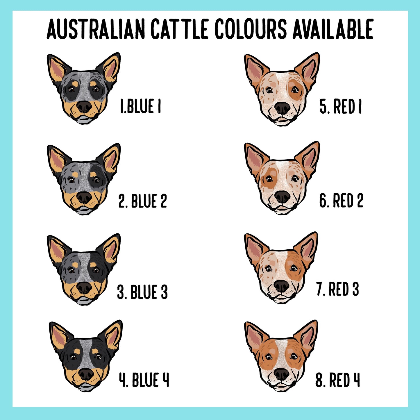 Australian Cattle Dog Stickers
