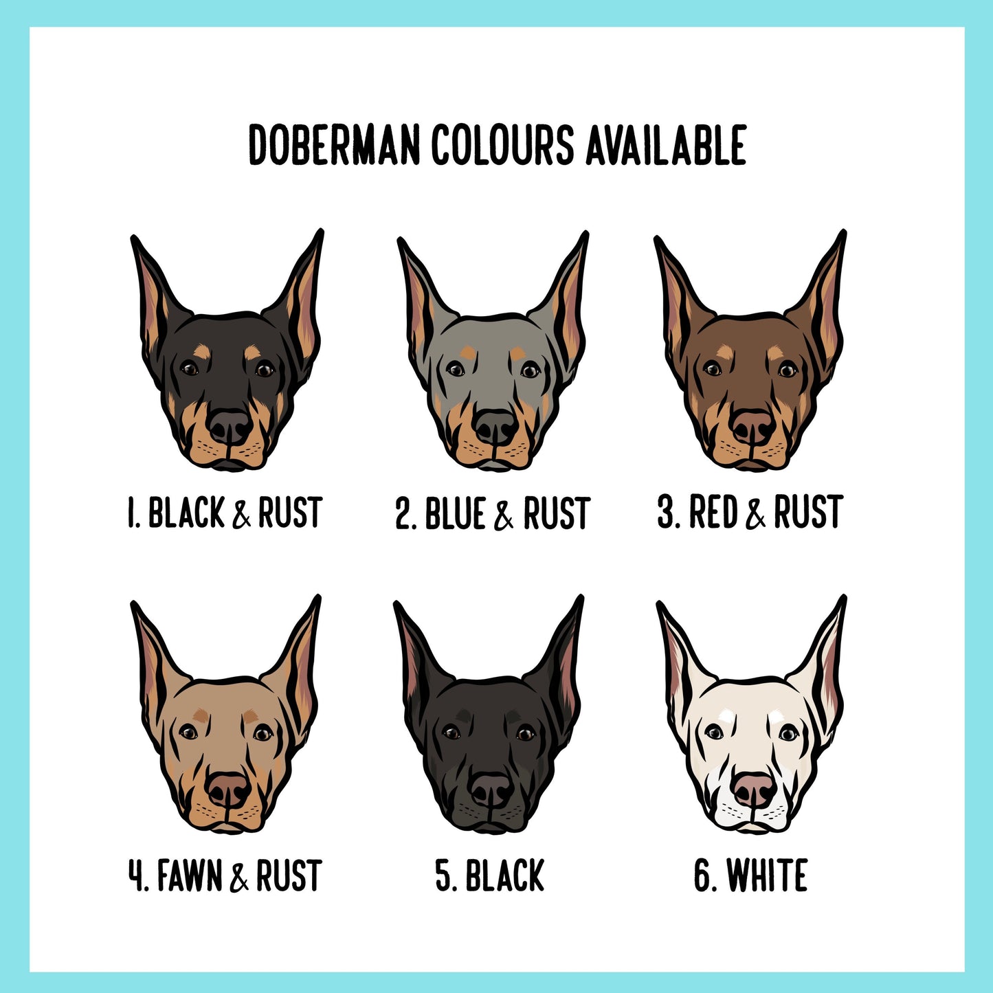 Personalised Doberman T-Shirt