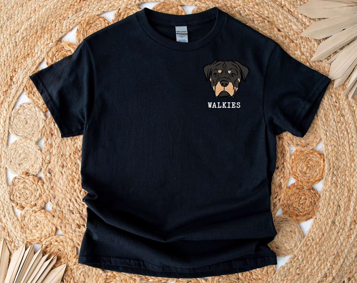 Rottweiler Dog Print T-Shirt