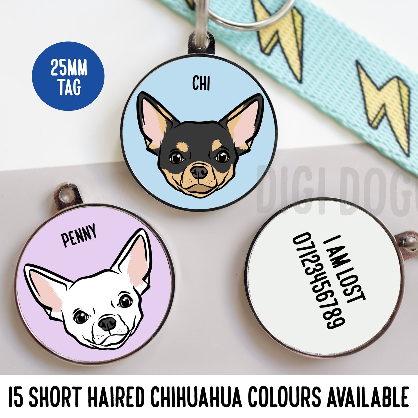 Chihuahua Dog ID Tag