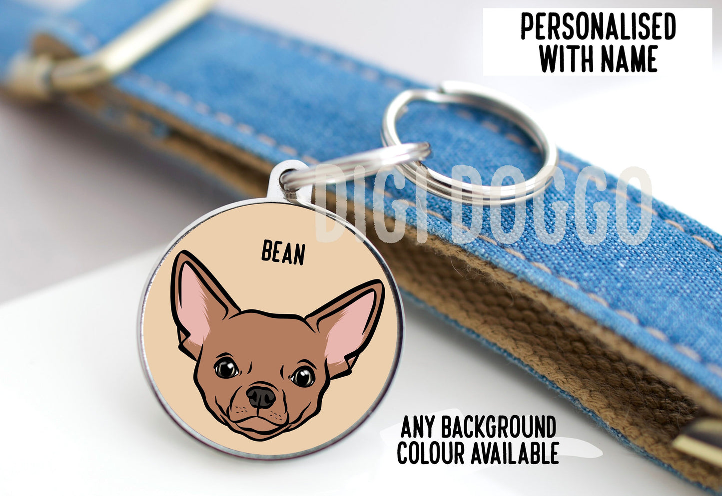 Chihuahua Dog ID Tag