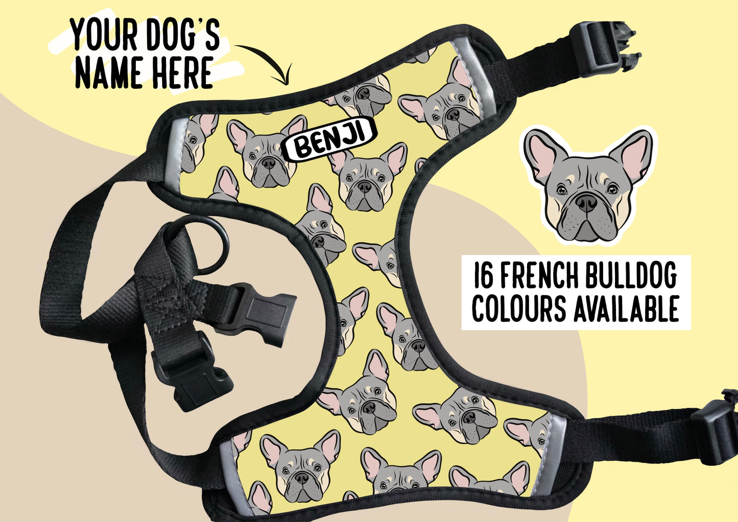 French Bulldog Harness