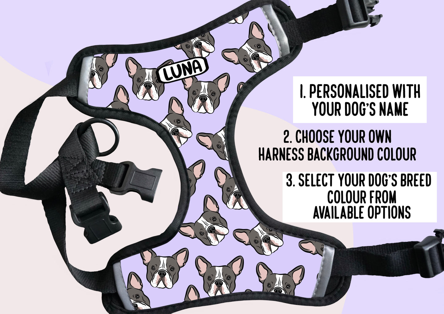 French Bulldog Harness
