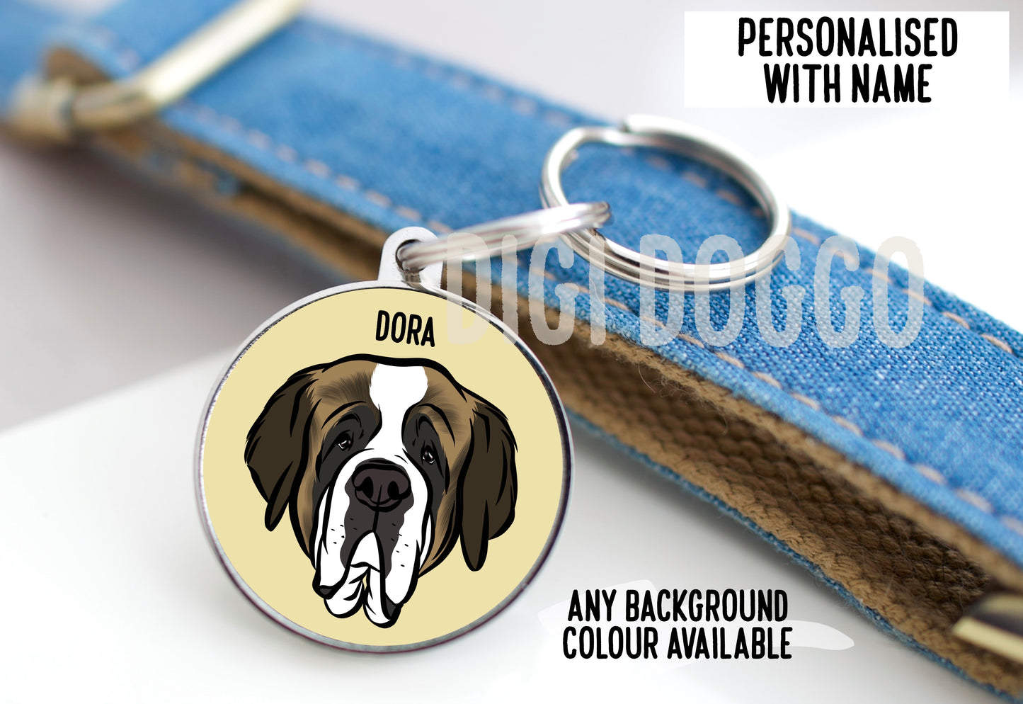 Saint Bernard ID Tag