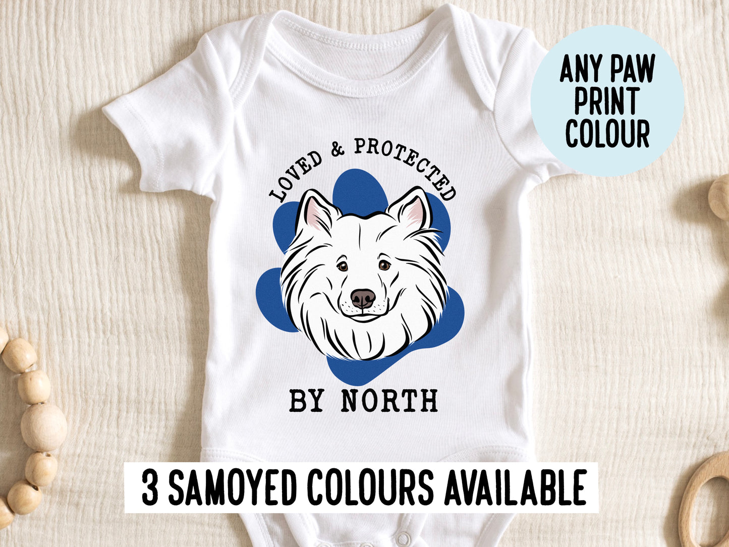 Samoyed Baby Onesie