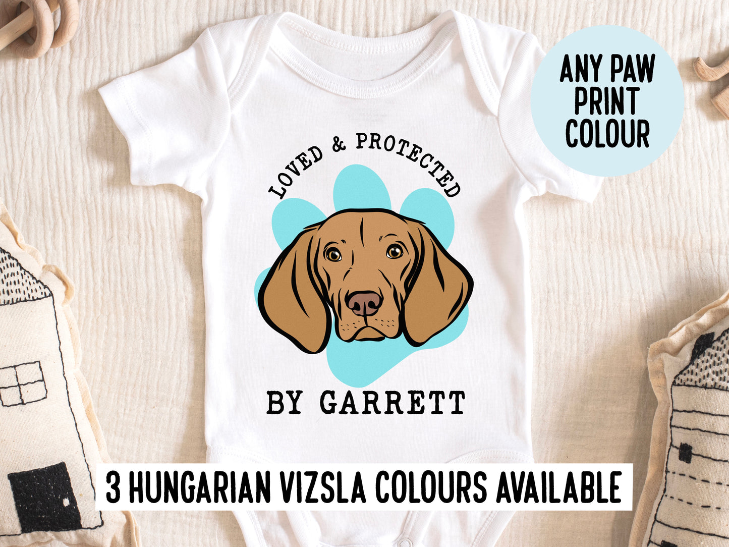 Hungarian Vizsla Baby Onesie