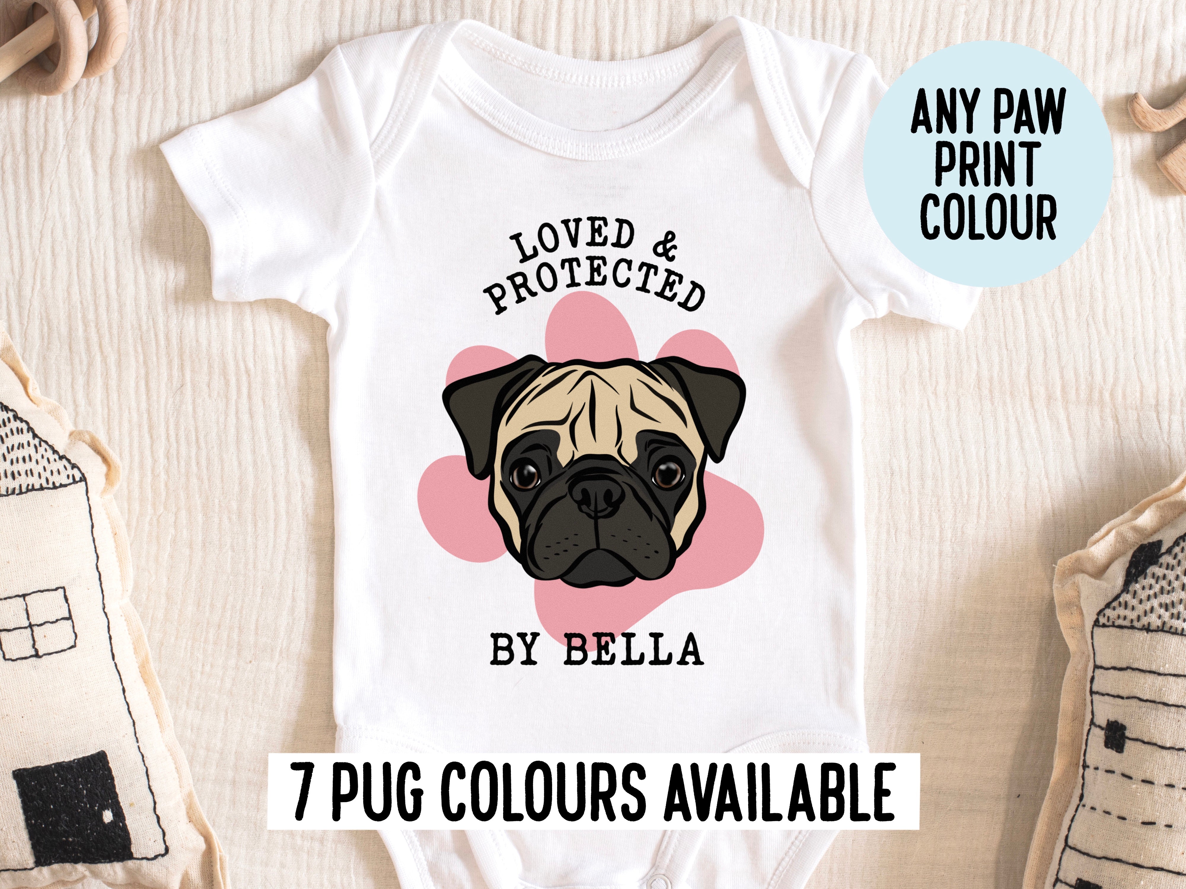 Pug baby outfit sale