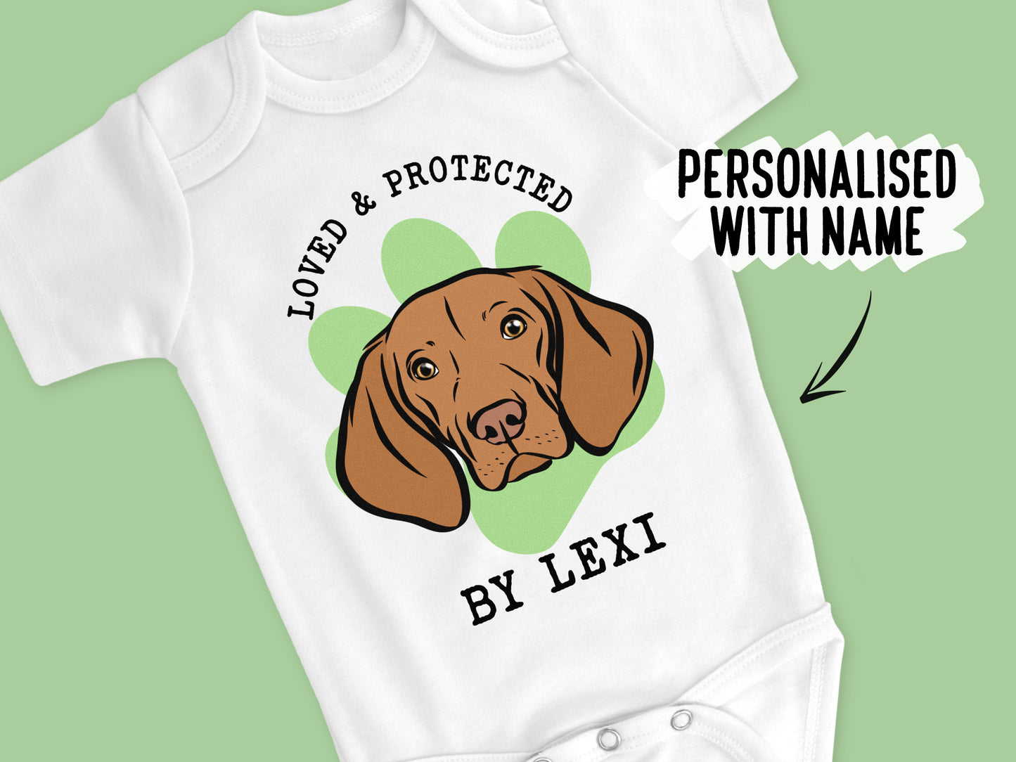 Hungarian Vizsla Baby Onesie
