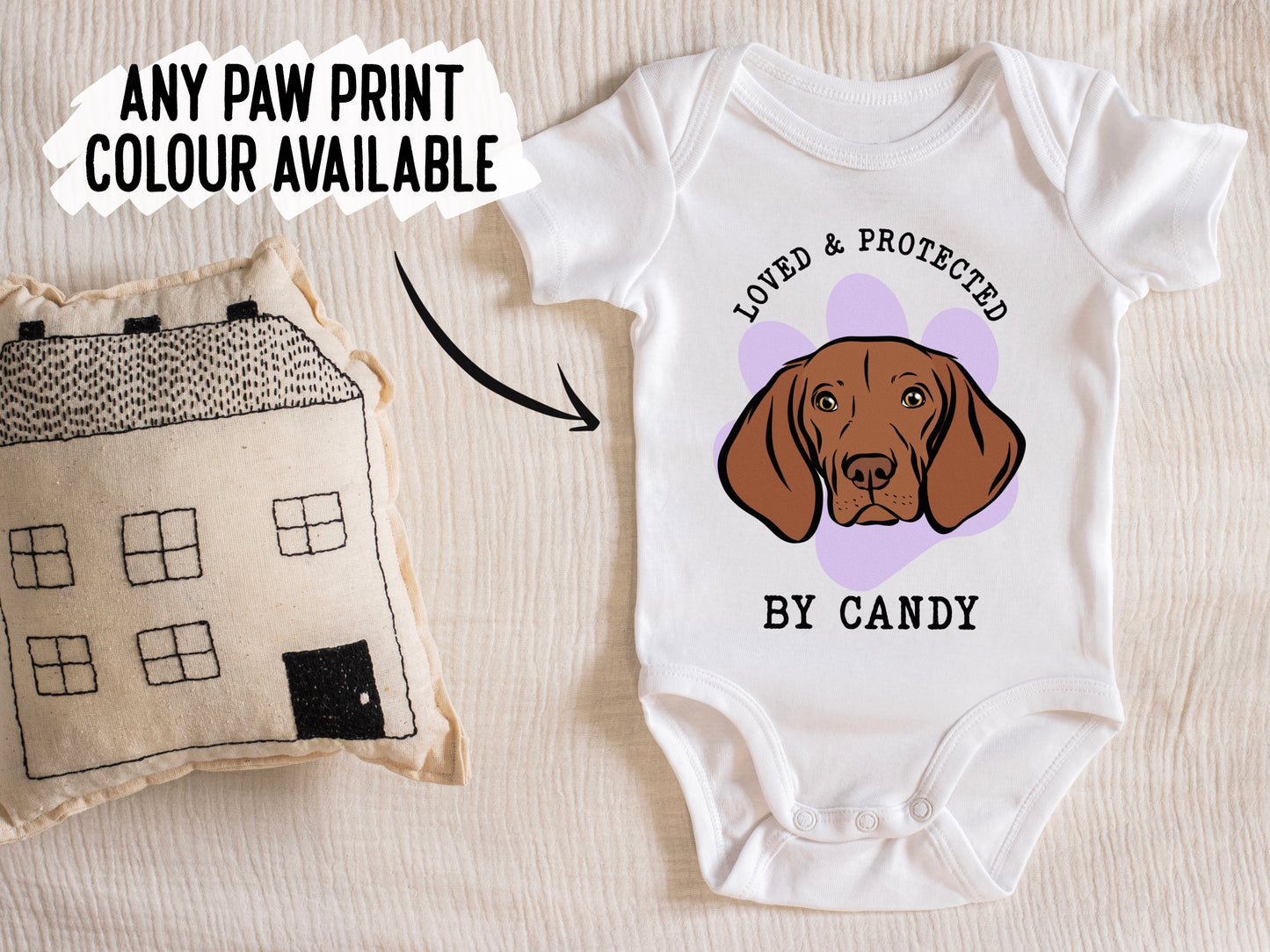 Hungarian Vizsla Baby Onesie