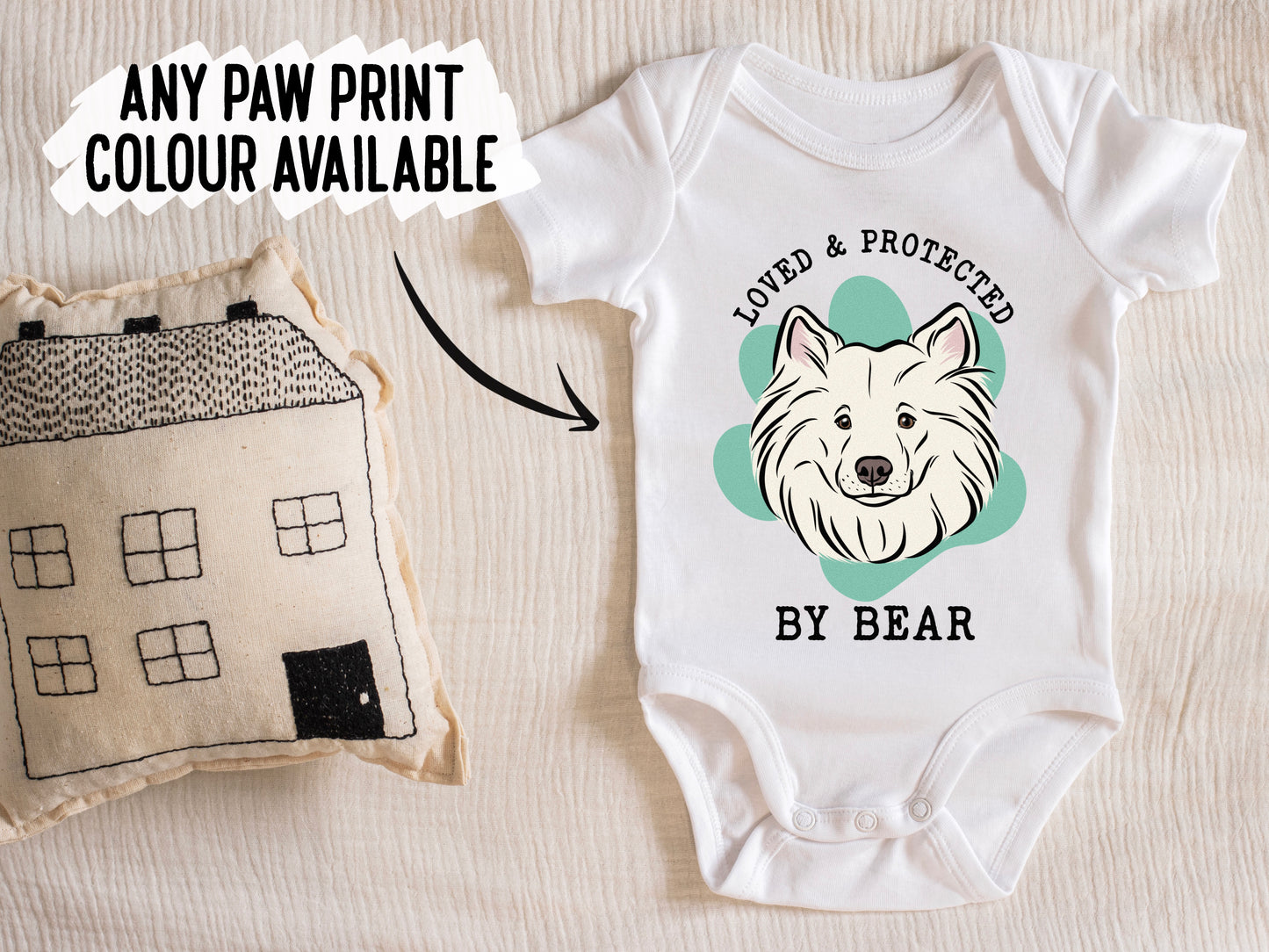 Samoyed Baby Onesie