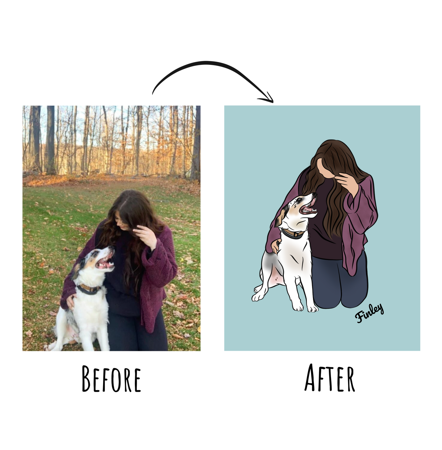 Human & Pet Portrait