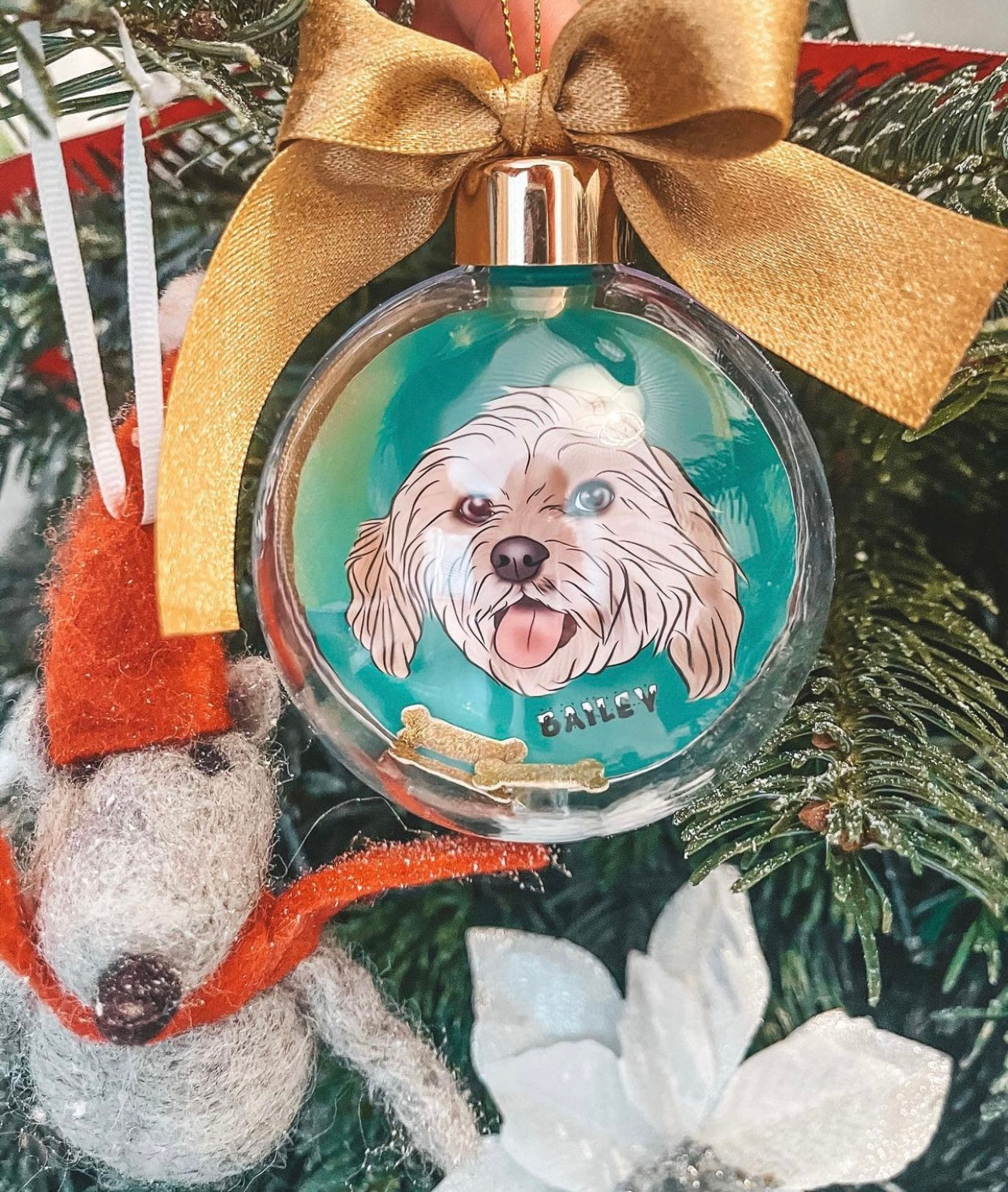 Custom Christmas Bauble ✨