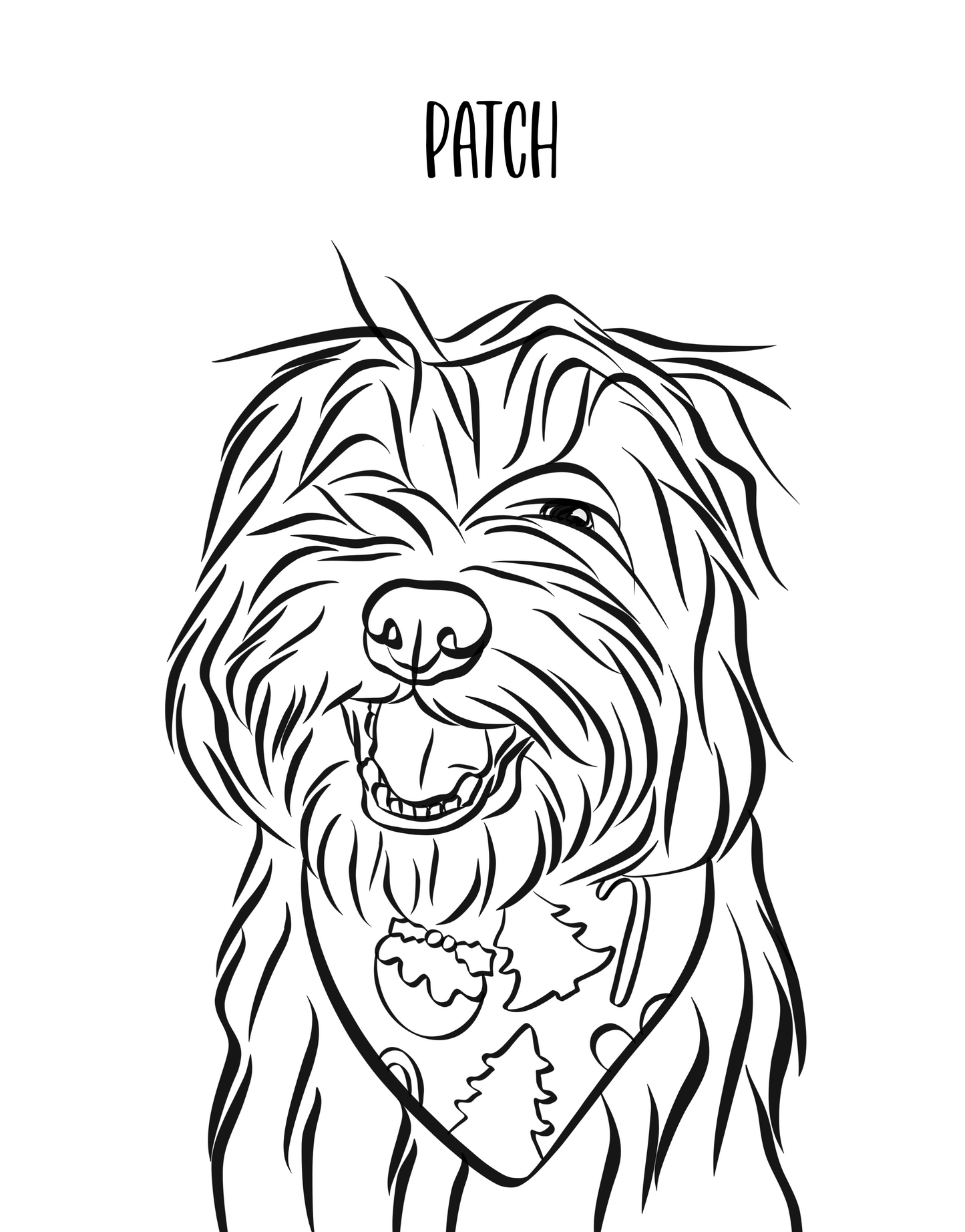 Outline Pet Portrait