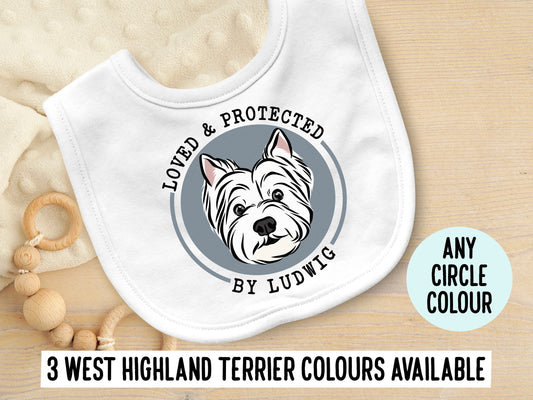 West Highland Terrier Baby Bib