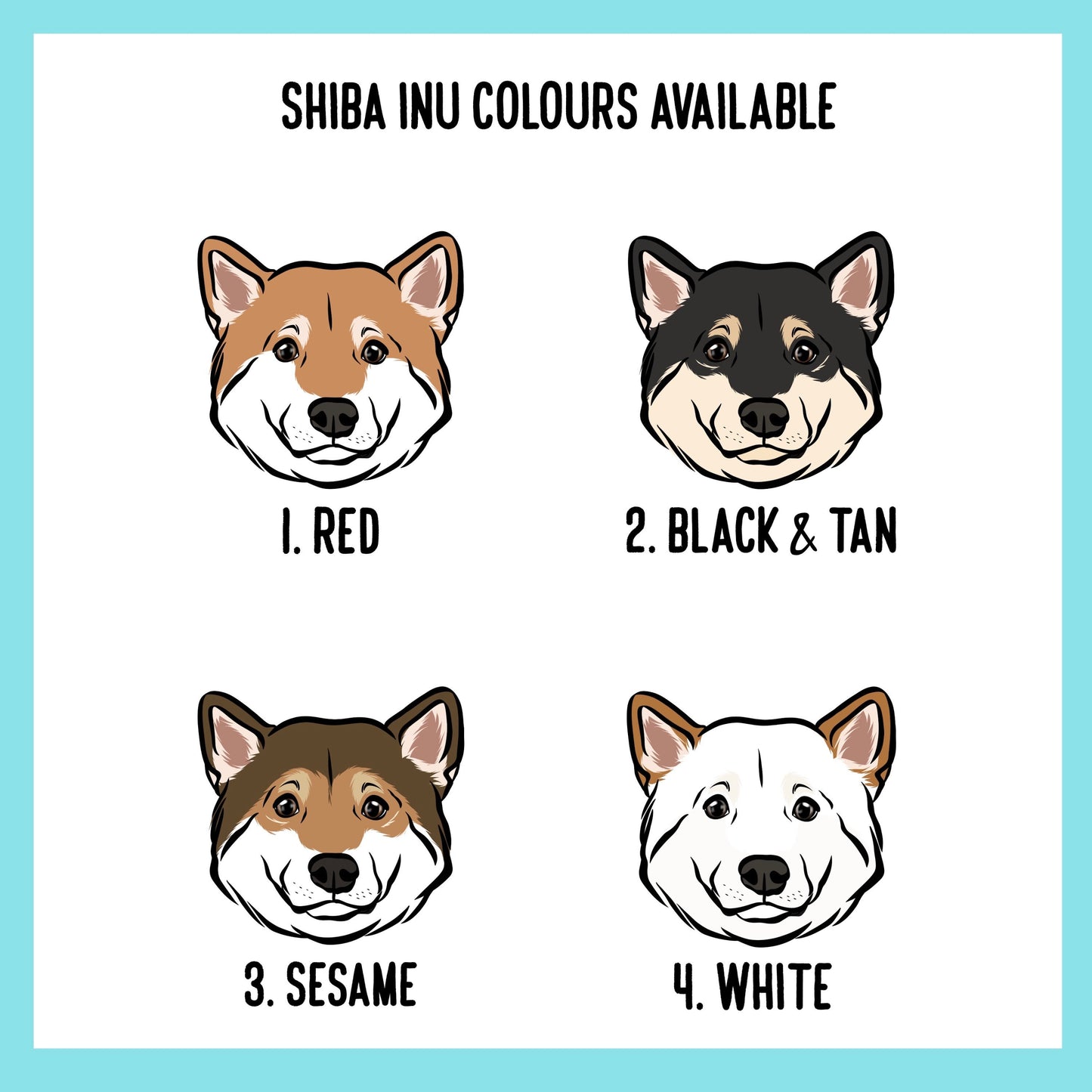 Shiba Inu Christmas Card/ Personalised Dog Face Greeting Card/ Pet Portrait Custom Folded Card/ Shiba Inu Owner Festive Greeting Card Gift