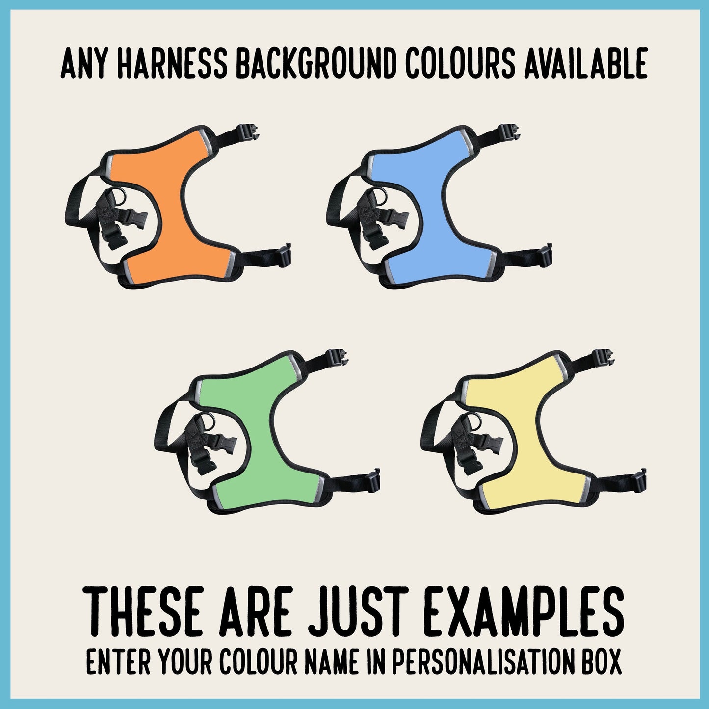 Hungarian Vizsla Harness/ Personalised Vizsla Face Pattern Harness/ Custom Dog Name Step In Harness/ Bespoke Vizsla Portrait Harness Gift