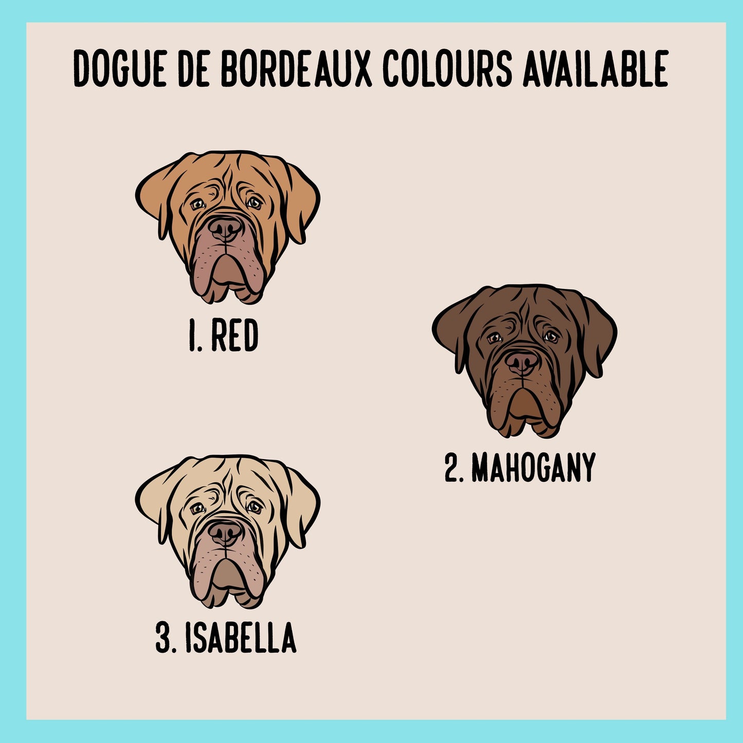 Dogue de Bordeaux Keyring